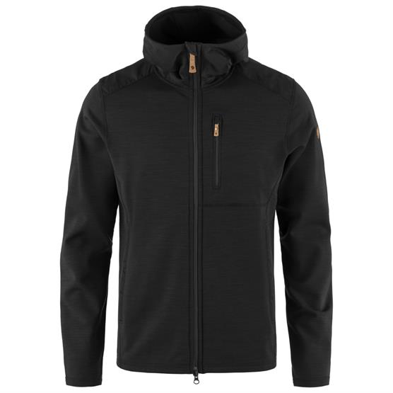 Fjällräven Keb Fleece Hoodie Mens  Black