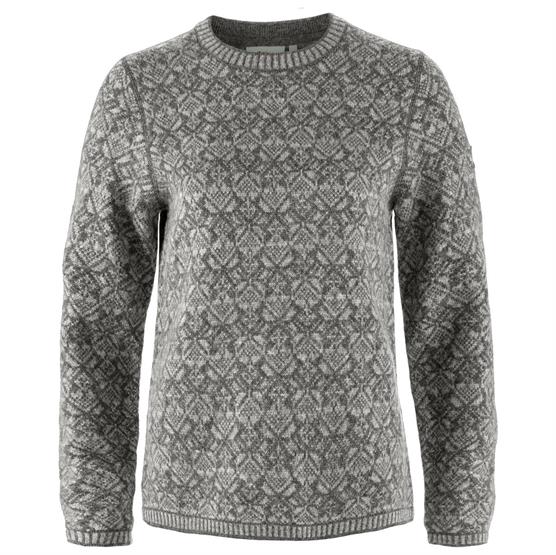 Fjällräven Snow Round Neck Sweater Womens  Grey