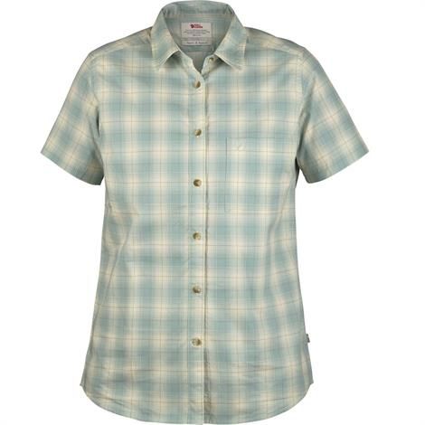 Fjällräven Vik Check Skjorte til Dame - Ocean Mist