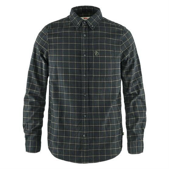 Fjällräven   Vik Flannel Shirt Mens  Dark Grey