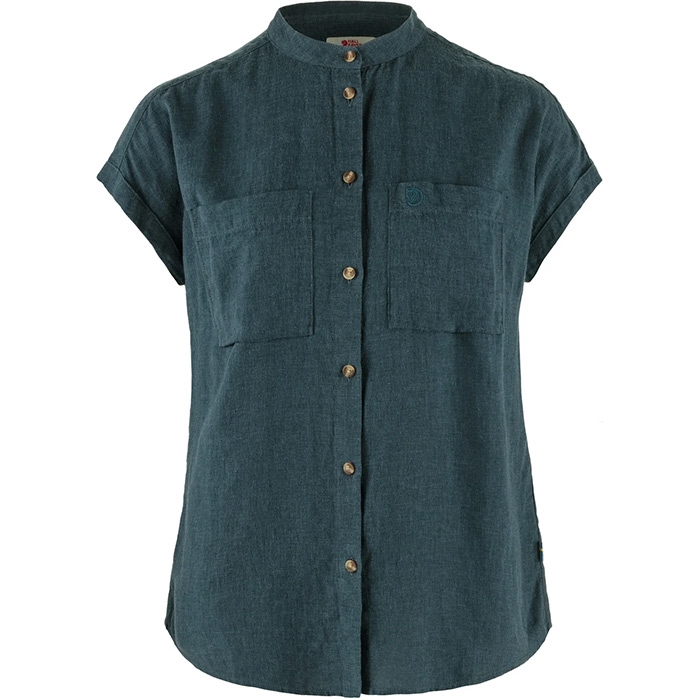 Fjällräven övik Hemp Shirt    -mountain Blue-  Skjorter