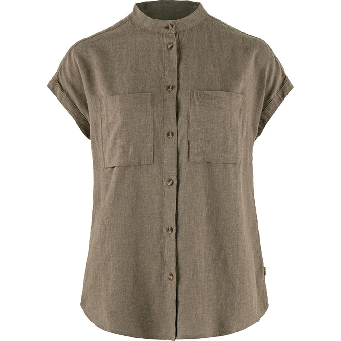 Fjällräven övik Hemp Shirt    -suede Brown-  Skjorter