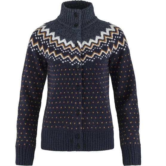 Fjällräven   Vik Knit Cardigan Womens  Dark Navy
