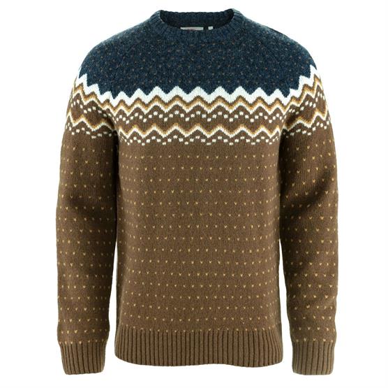 Fjällräven   Vik Knit Sweater Mens  Dark Oak   Navy