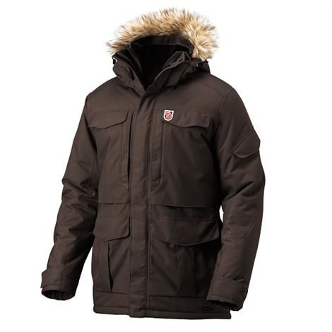 Fjällräven Yupik Parka Mens  Black Brown