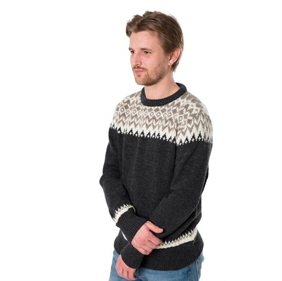 Fuza Wool Alp Sweater  Coal