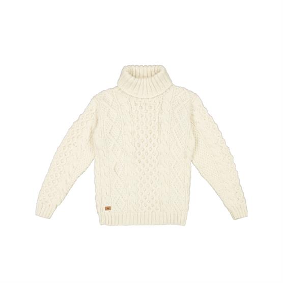 Fuza Wool Ladies Princess Sweater White