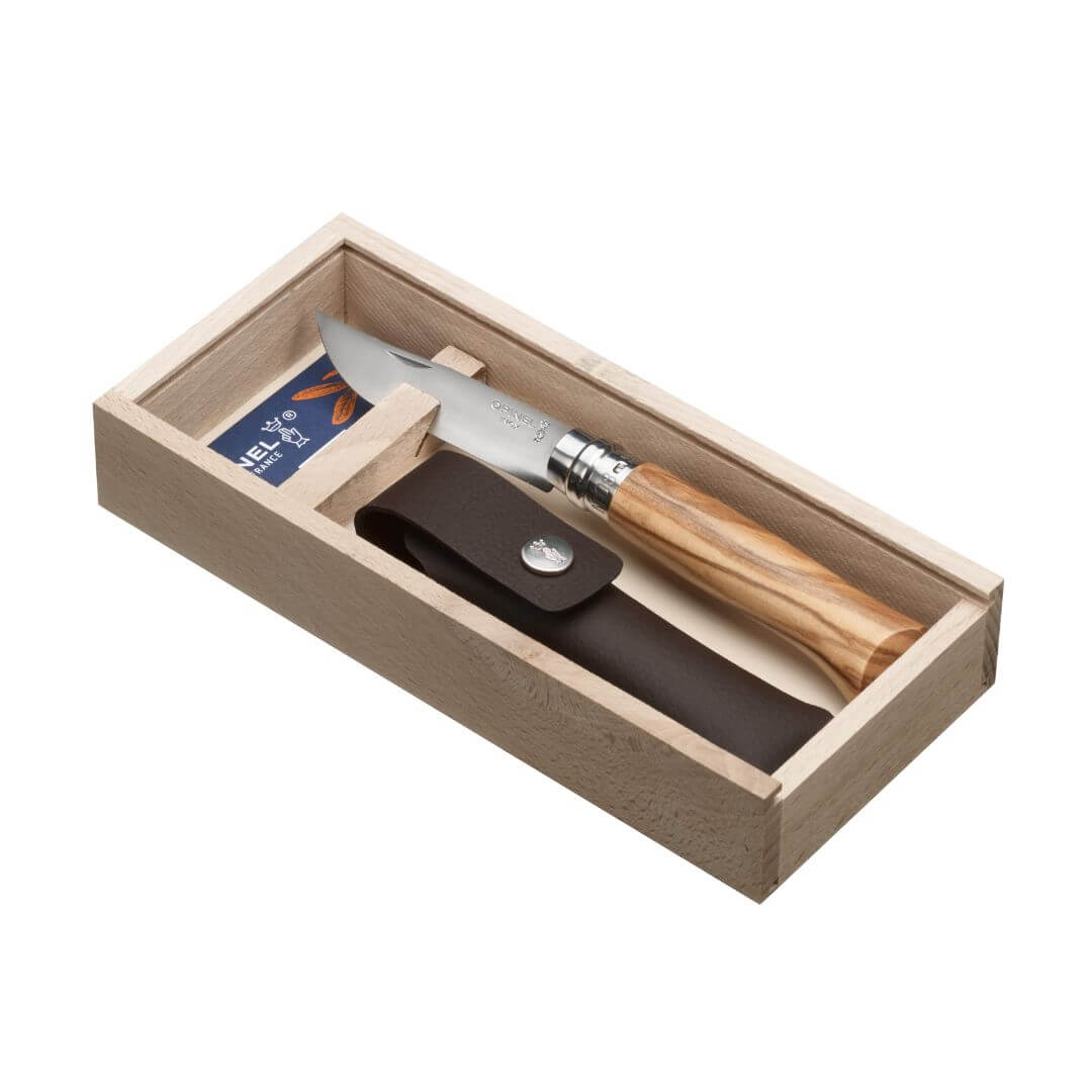 Gaveæske Med Foldekniv   Skede Opinel             Classic