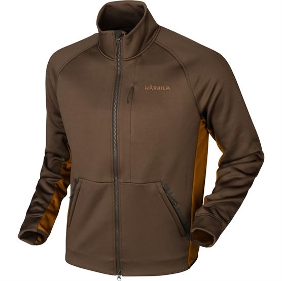 Härkila Borr Hybrid Fleece Mens  Slate Brown   Rustique Clay