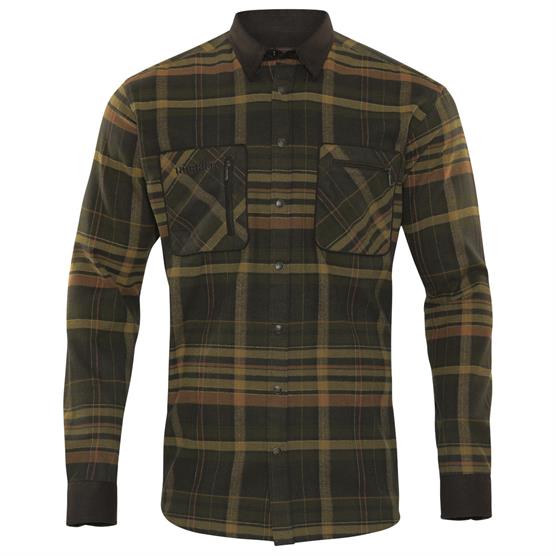 Härkila Pajala Skjorte Mens  Green   Brown