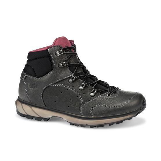 Hanwag Tsoma Mid Lady  Asphalt   Dark Garnet