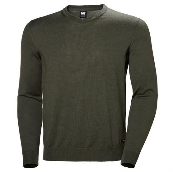 Helly Hansen Mens Skagen Merino Sweater  Forest Night