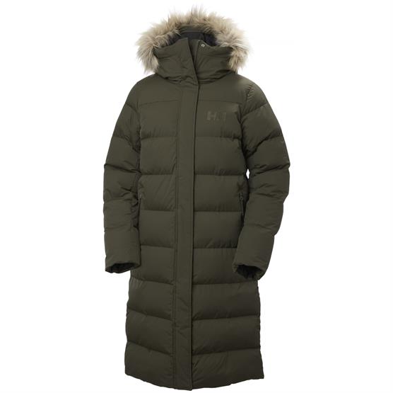 Helly Hansen Womens Aria Long Parka  Utility Green