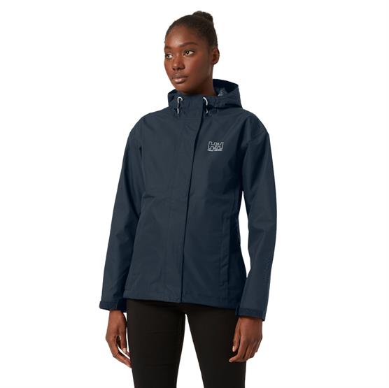 Helly Hansen Seven J Regnjakke til Dame - Mørkeblå