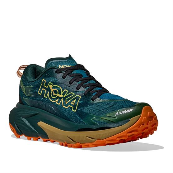 Hoka Mens Mafate    Tidal Wave   Mustard Seed