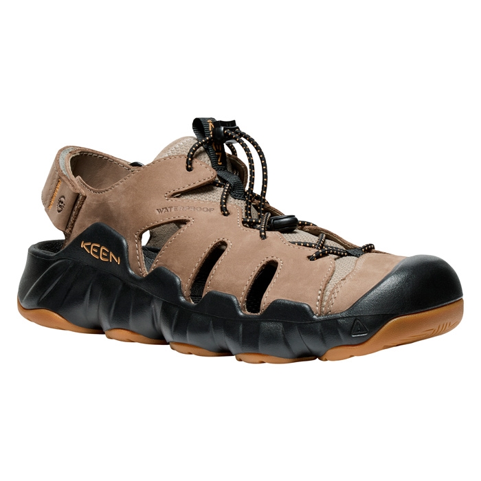 Keen Hypersport Fisherman Leather Sandal Herre   Mænd  Brindle Oak Buff-42 Keen Sandaler