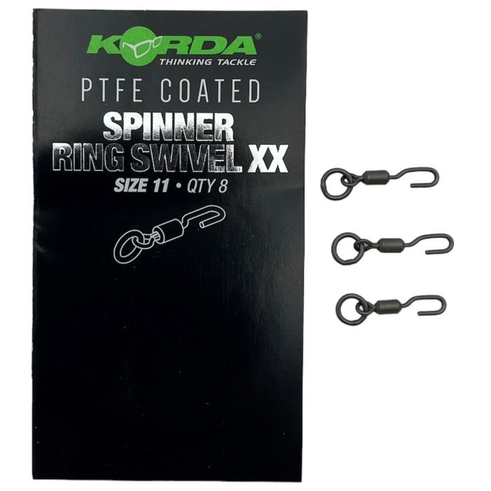 Korda Ptfe Spinner Ring Swivel   Str  11
