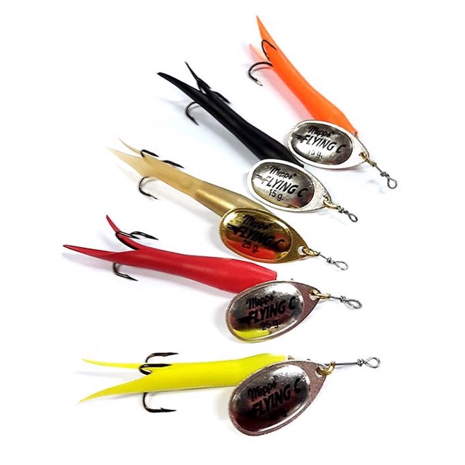 Mepps Flying   Spinner-25  -natur Guld Kondomspinner