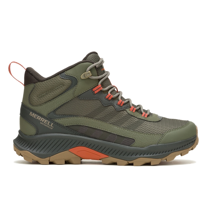 Merrell Speed Strike   Mid   Herre   Mænd  Olive-41 Vandrestøvler