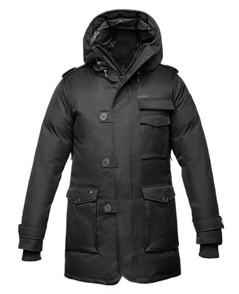 Nobis Shelby Wool Herrejakke - Heathered Black