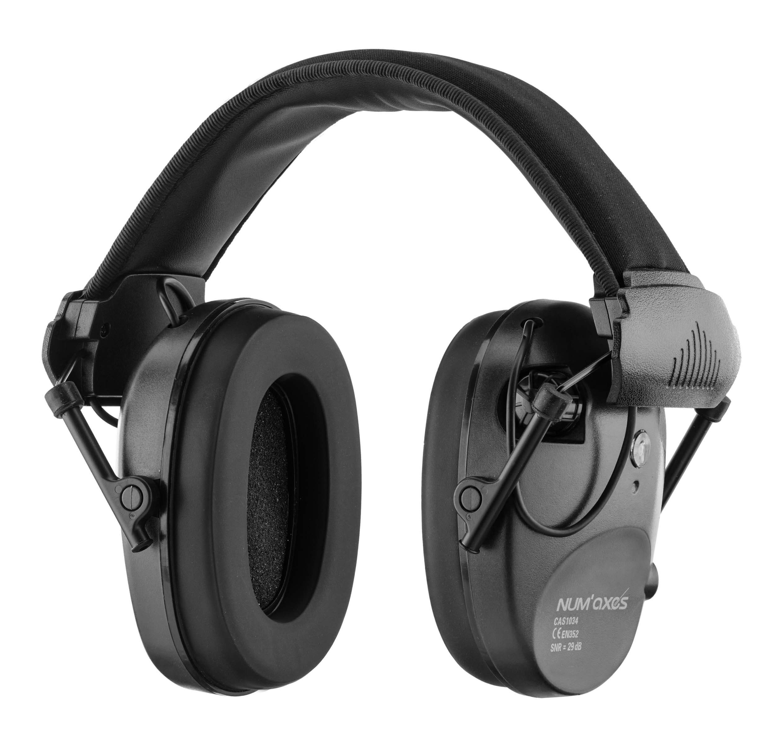 Numáxes Elektronisk Høreværn Cas1034 Black