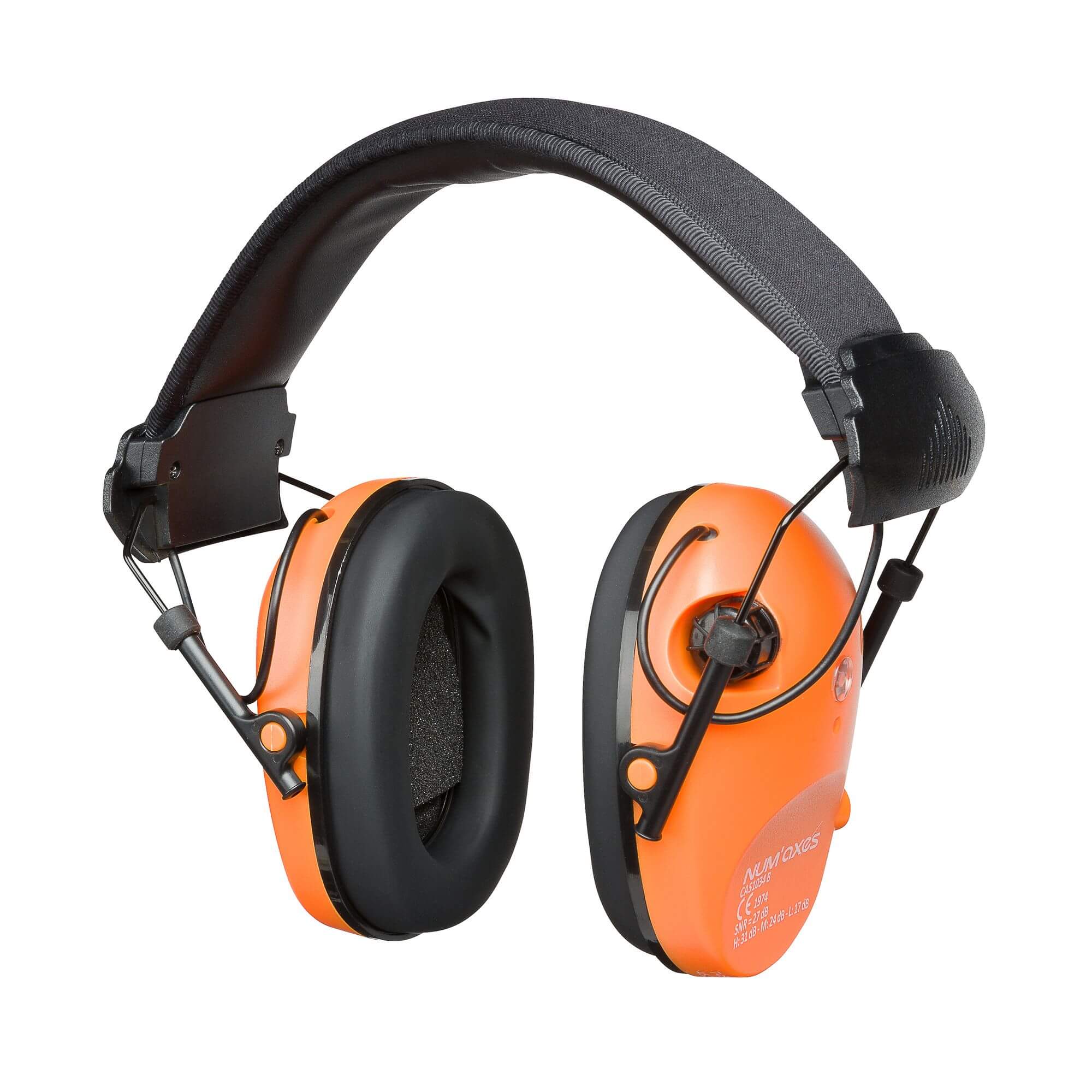 Numáxes Elektronisk Høreværn Cas1034 Orange