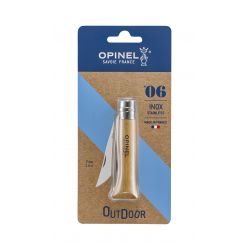Opinel     Stainless        Bøg Blister Kniv