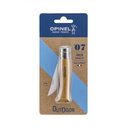 Opinel No7 Stainless        Bøg Blister Kniv