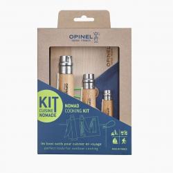Opinel Nomad Cooking Kit   Dele Bøg Kniv