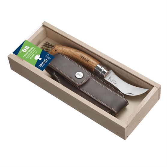 Opinel Svampekniv No8 Egetræ  Giftbox