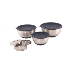 Outwell Chef Bowl Set With Lids   Graters Skål