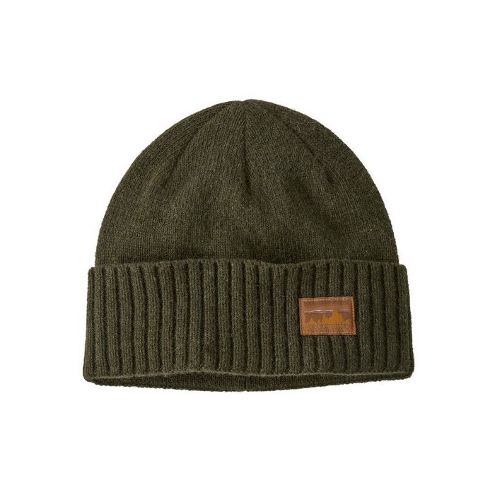 Patagonia Brodeo Beanie  73 Skyline:pine Needle Green