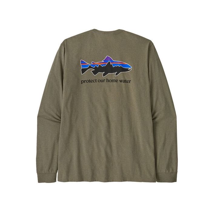Patagonia Home Water Trout     Responsibili-tee River Rock Green