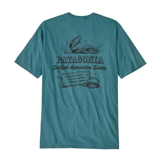 Patagonia Mens Aquatic Action Organic  -shirt  Shellfish   Wetland