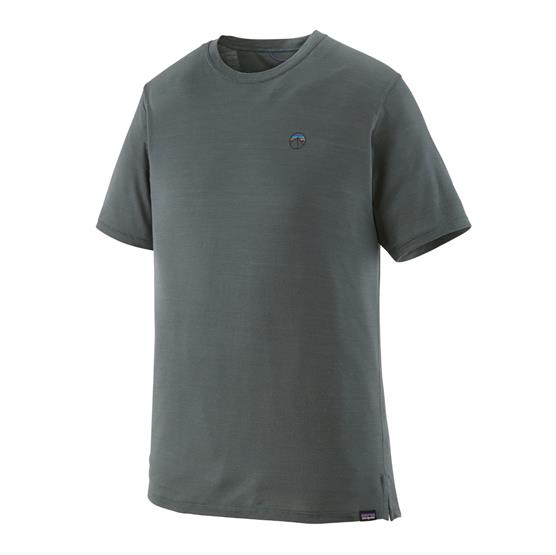 Patagonia Mens Cap Cool Merino Graphic Shirt  Fitzroy   Green