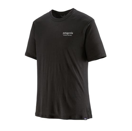 Patagonia Mens Cap Cool Merino Graphic Shirt  Heritage   Black