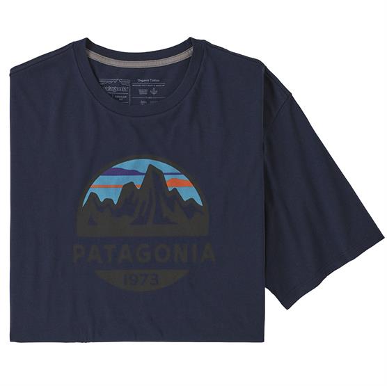 Patagonia Mens Fitz Roy Scope Organic  -shirt  Classic Navy