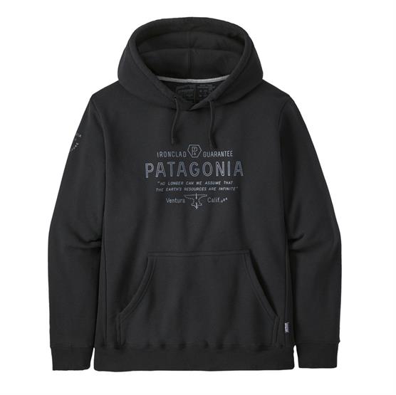 Patagonia Mens Forge Mark Uprisal Hoody  Black