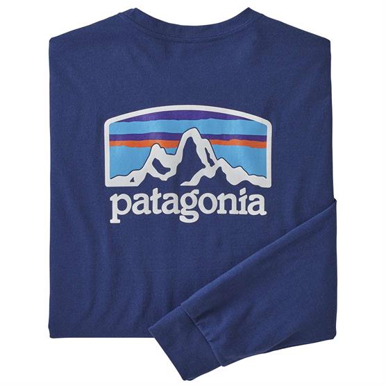 Patagonia Mens     Fitz Roy Horizons Responsibili-tee  Blue