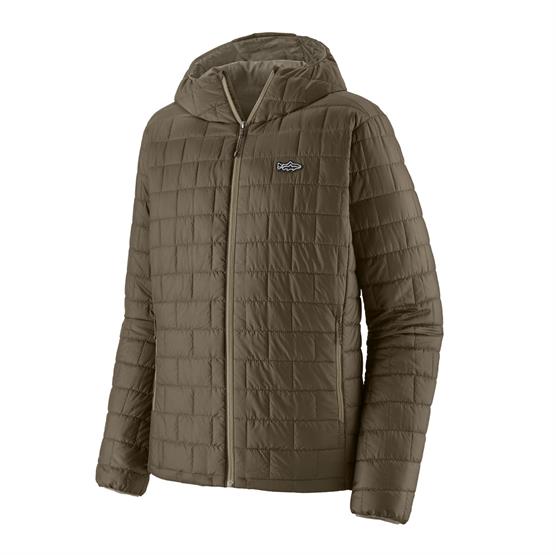 Patagonia Mens Nano Puff Fitz Roy Trout Hoody  Basin Green