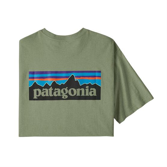 Patagonia P-6 Logo Responsibili-Tee i Sedge Green