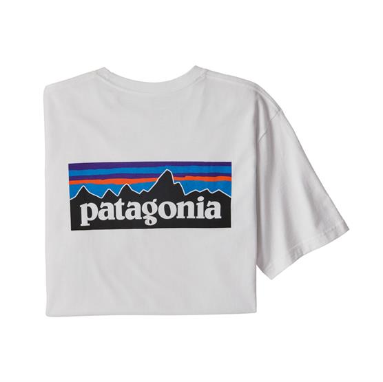 Patagonia Mens  -  Logo Responsibili-tee  White