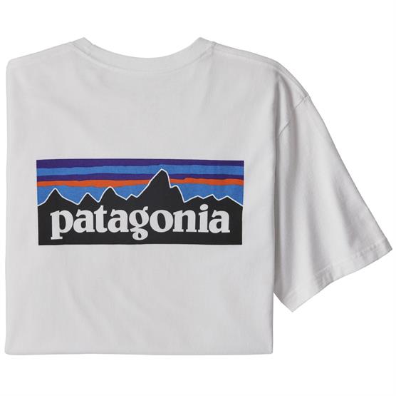 Patagonia Mens  -  Logo Responsibili-tee  White