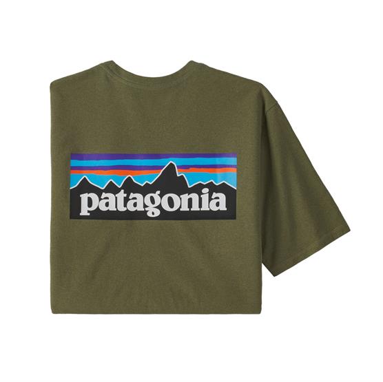 Patagonia Mens  -  Logo Responsibili-tee  Wyoming Green