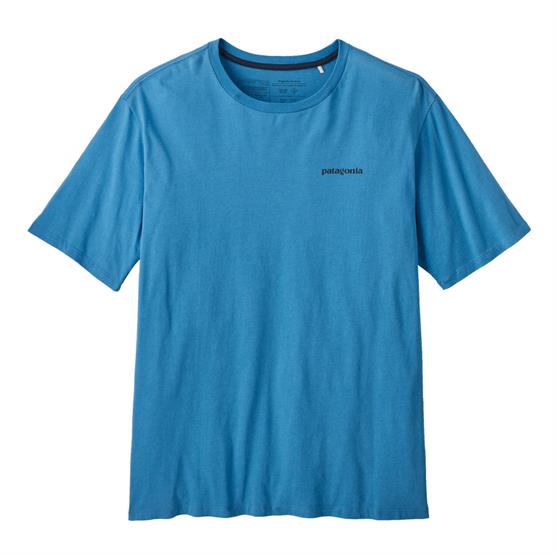 Patagonia P-6 Mission Økologisk T-shirt Anacapa Blå