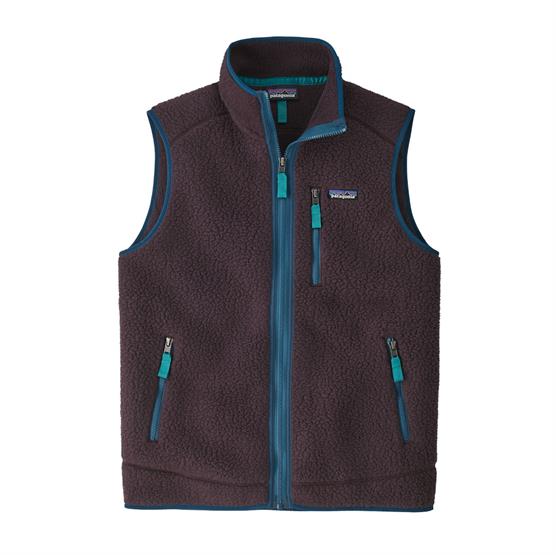 Patagonia Mens Retro Pile Vest  Obsidian Plum