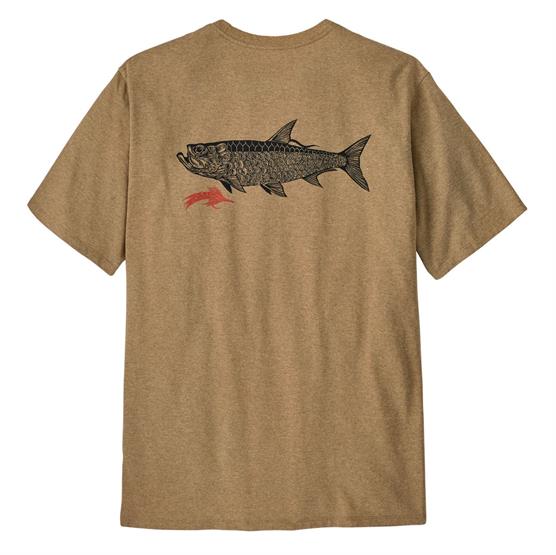 Patagonia Mens Take   Stand Responsibili-tee  Salty Roach   Bobcat Brown