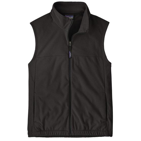 Patagonia Mens Textured Fleece Vest  Black