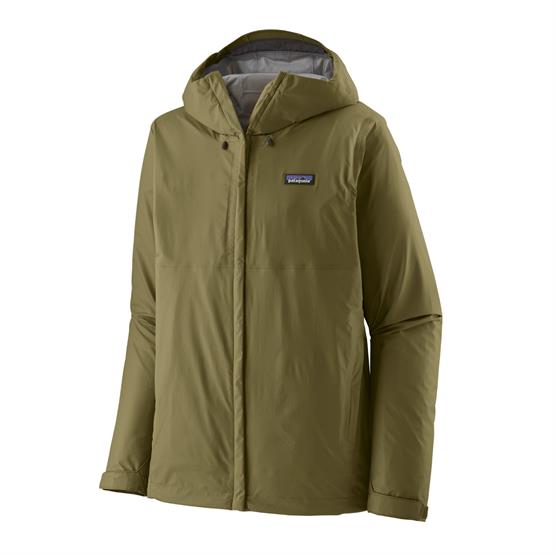 Patagonia Mens Torrentshell 3l Rain Jacket  Tent Green