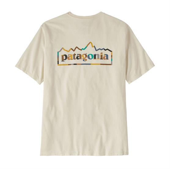 Patagonia Mens Unity Fitz Responsibili-tee  Birch White